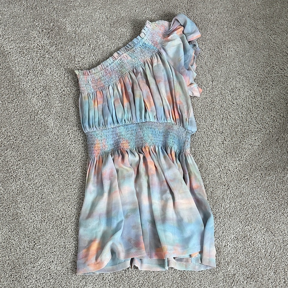 Skylar + Madison Multicolor One-Shoulder Dress